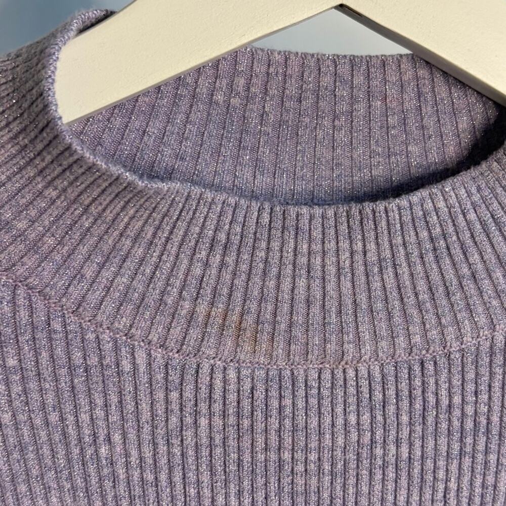 Anthropologie Mock Neck Lace Up Open Back Sweater - Picture 9 of 16